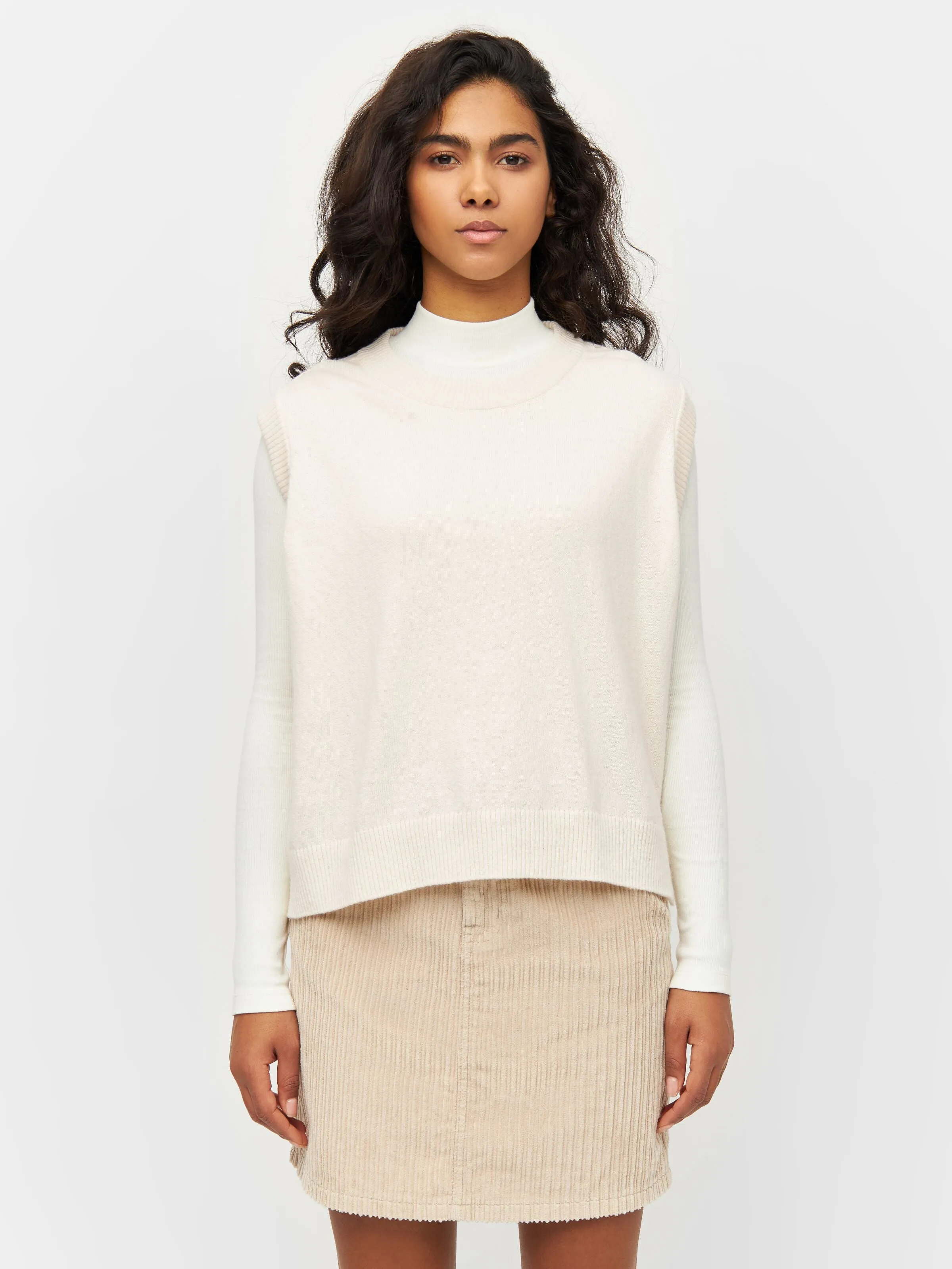 Knowledge Cotton Lambswool vest - RWS