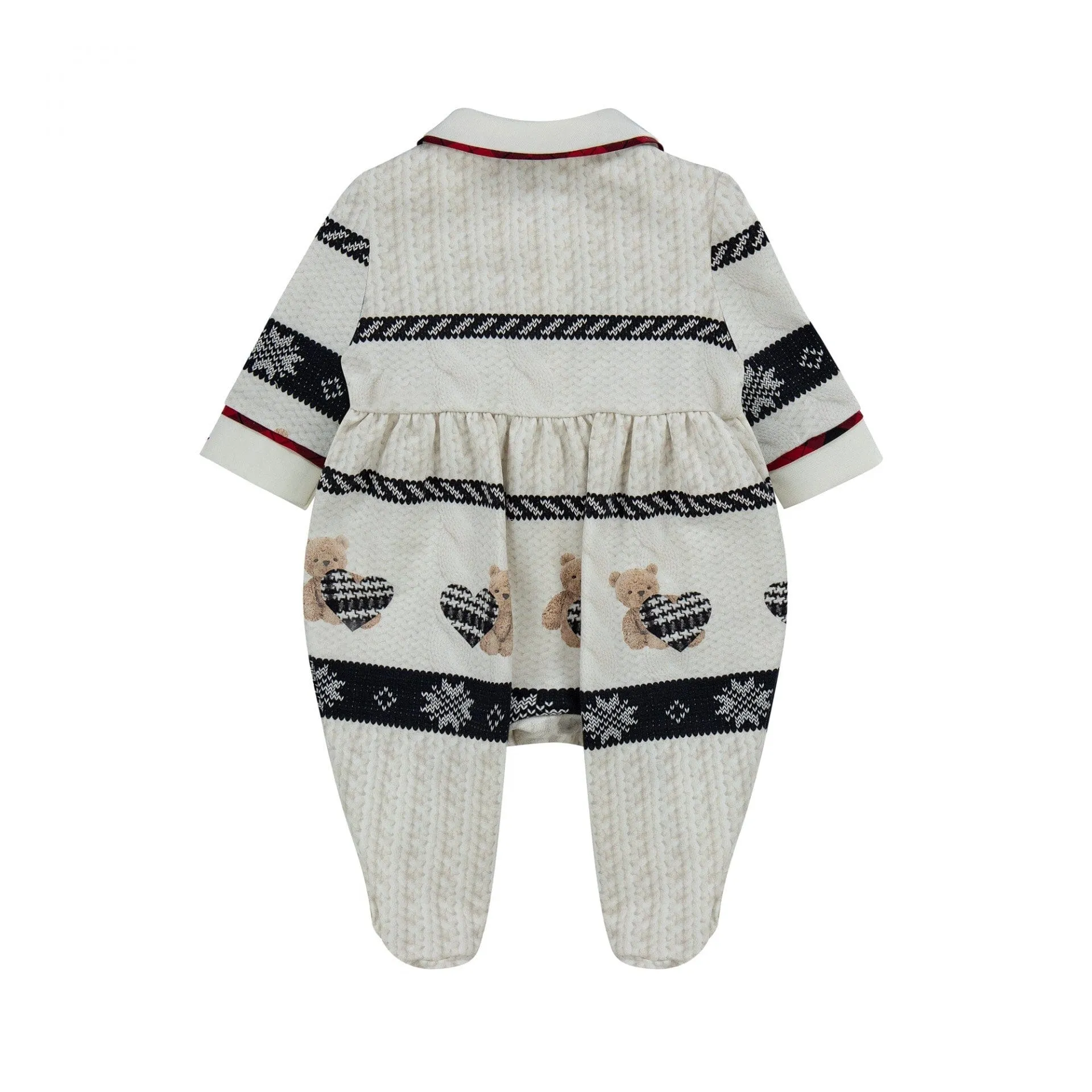 LAPIN HOUSE - Teddy Babygrow - Cream