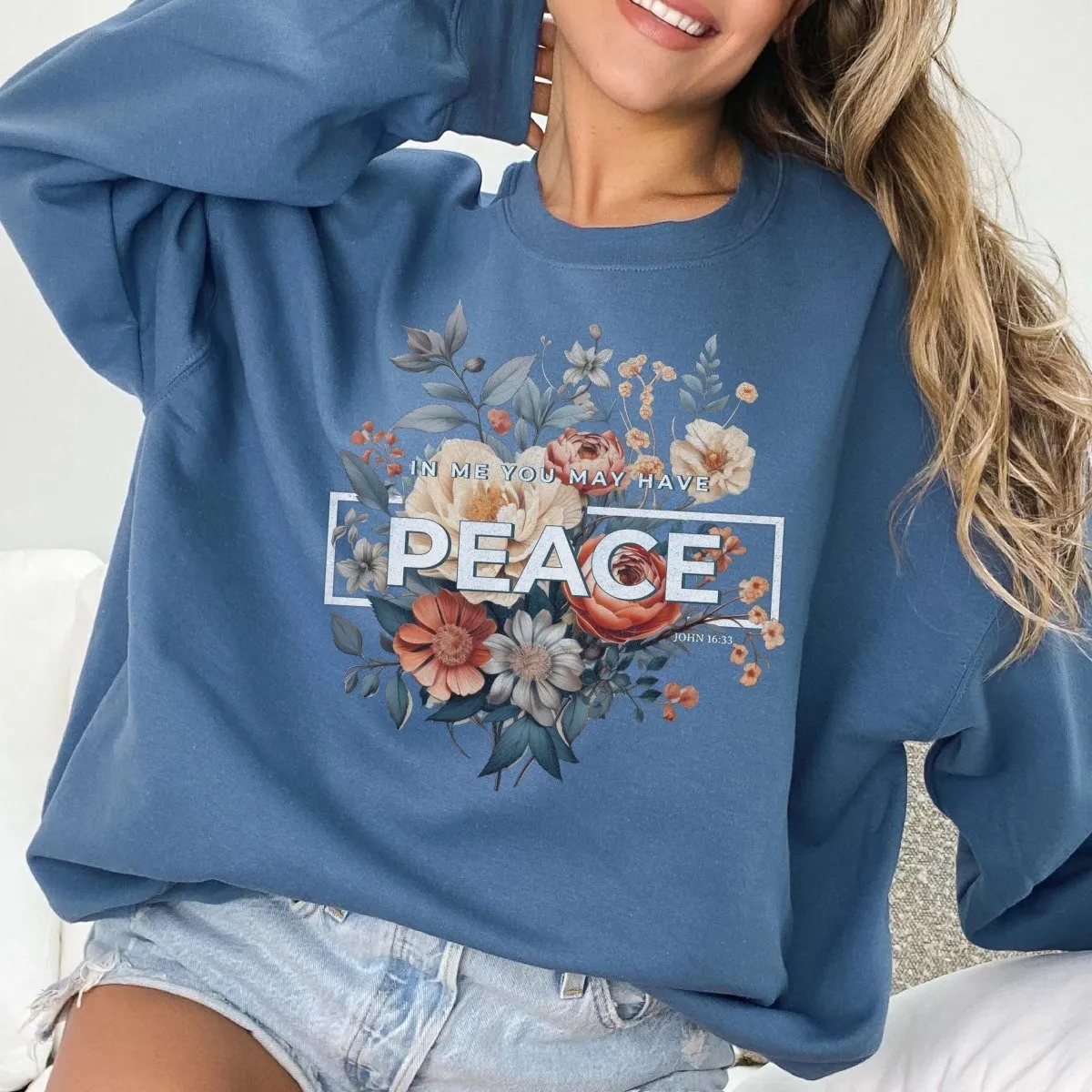 May You Have Peace Crew Sweatshirt