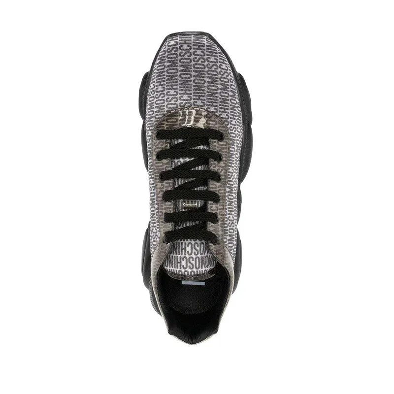 Men's Moschino Couture Logo Print Teddy Sneakers