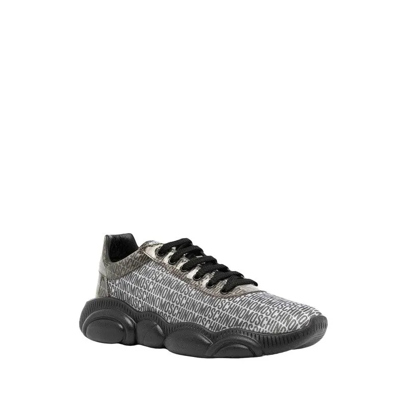 Men's Moschino Couture Logo Print Teddy Sneakers