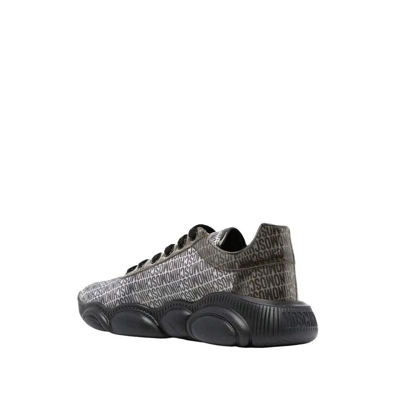 Men's Moschino Couture Logo Print Teddy Sneakers