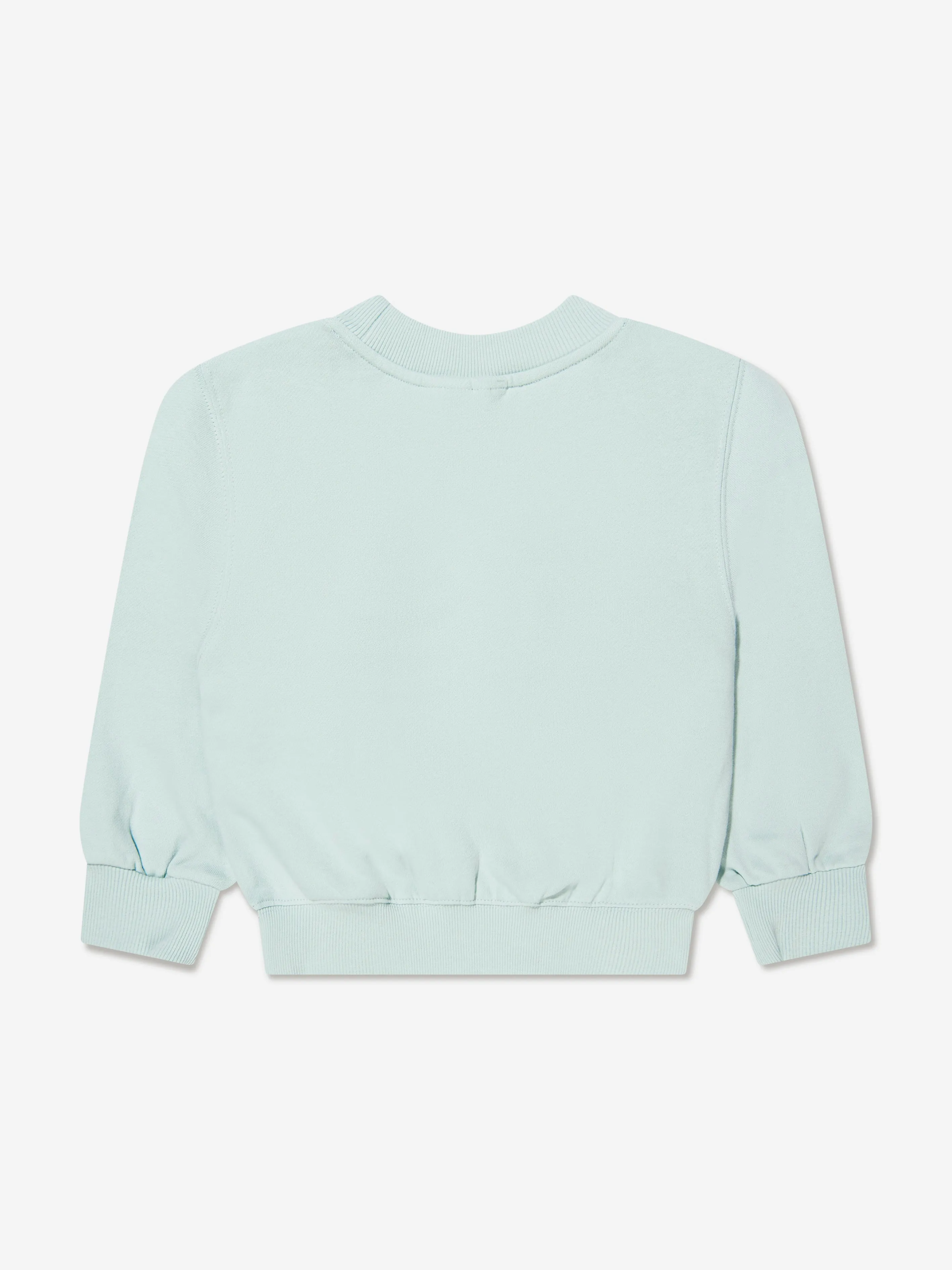 Molo Girls Organic Cotton Marge Sweatshirt In Blue