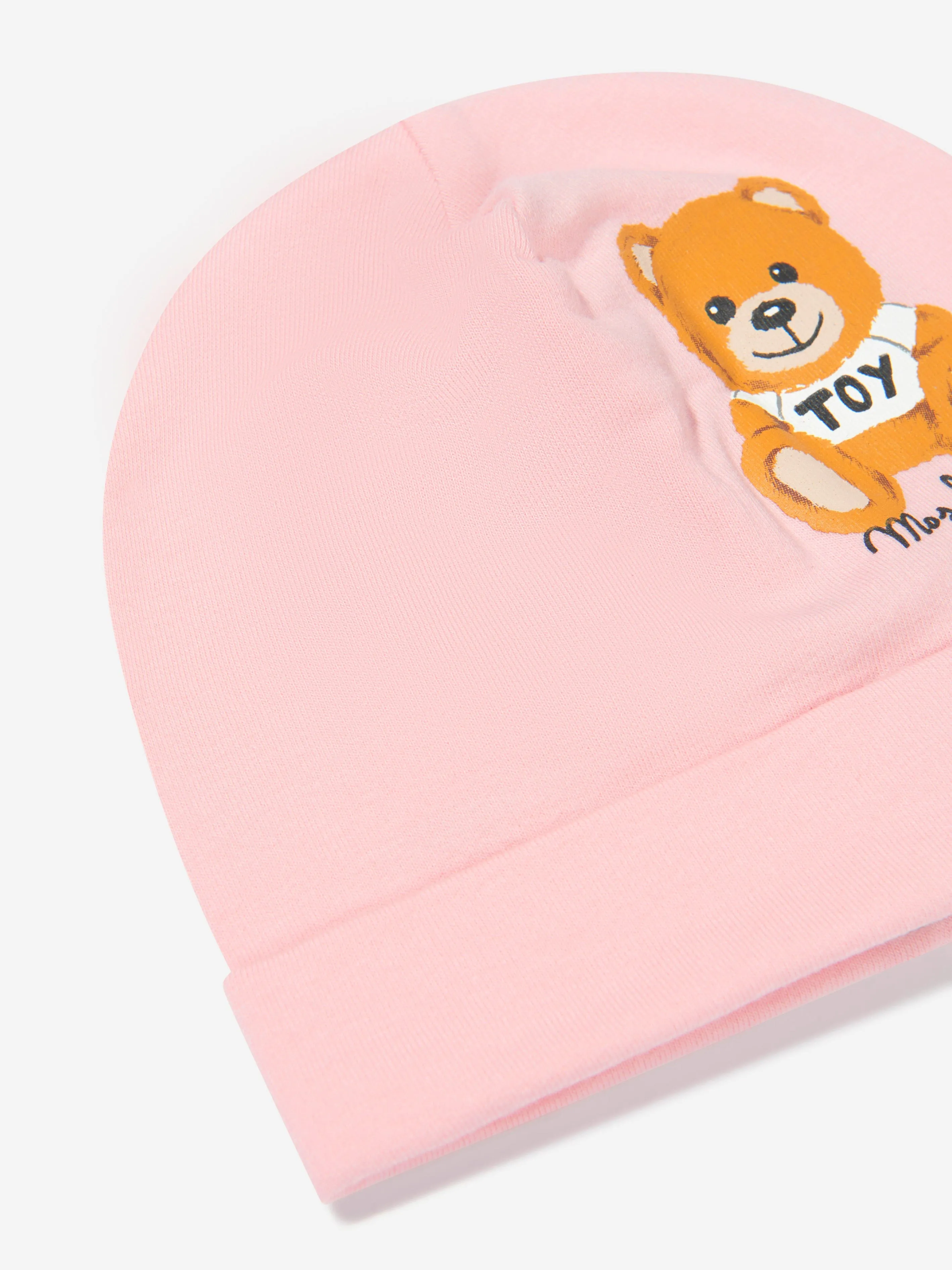 Moschino Baby Girls Teddy Bear Logo Hat