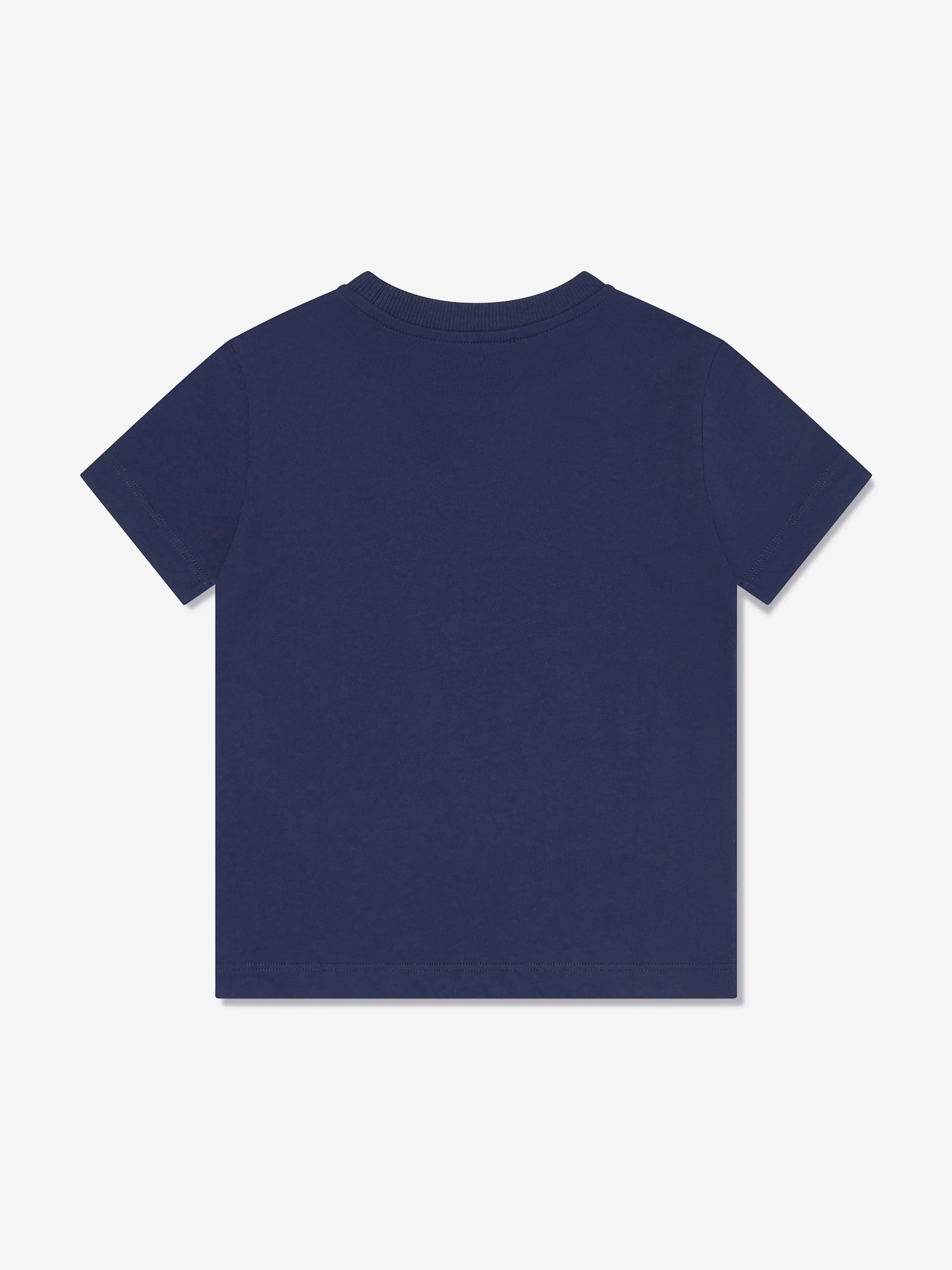 Moschino Boys Logo T-Shirt in Navy