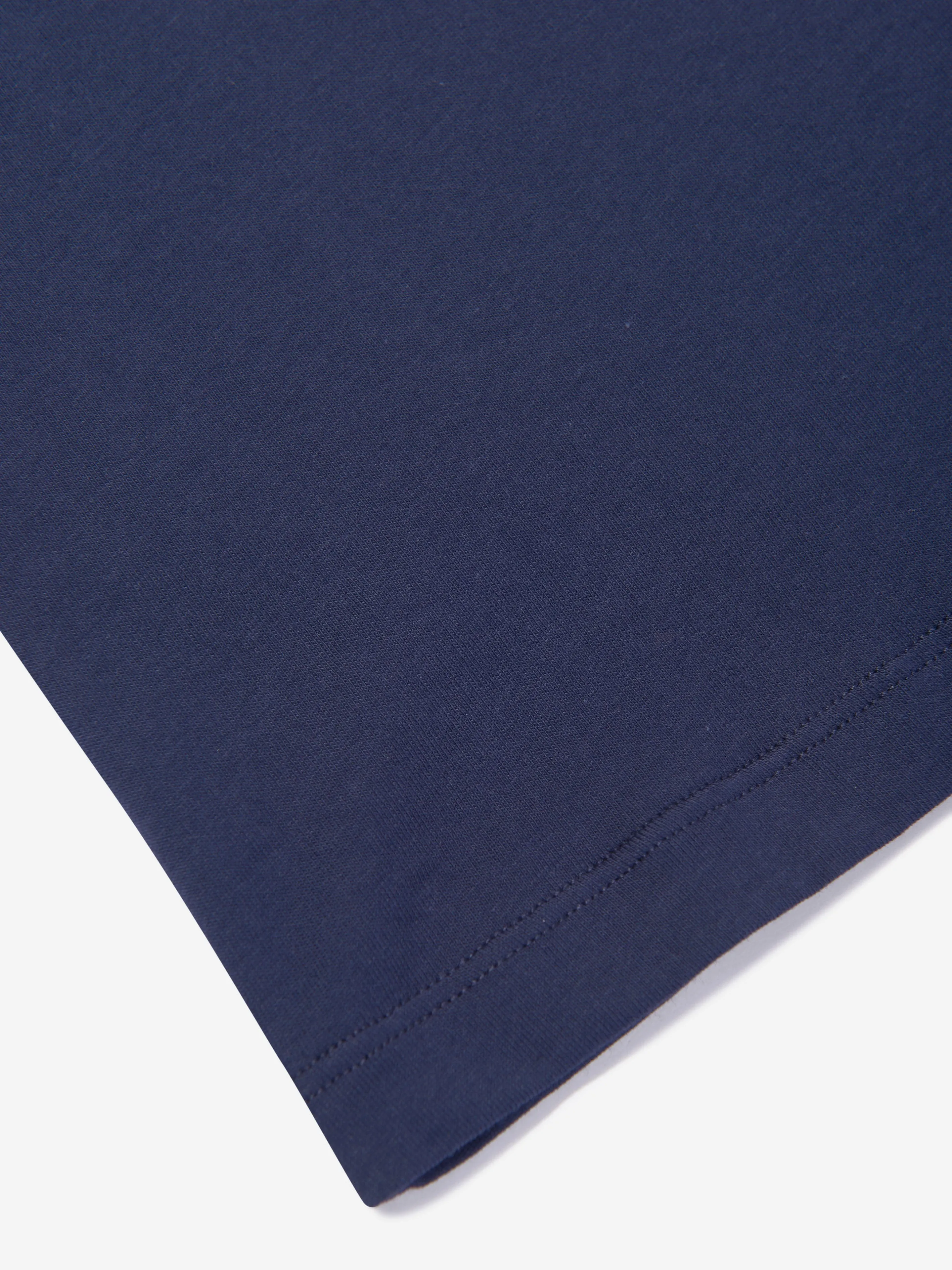 Moschino Boys Logo T-Shirt in Navy