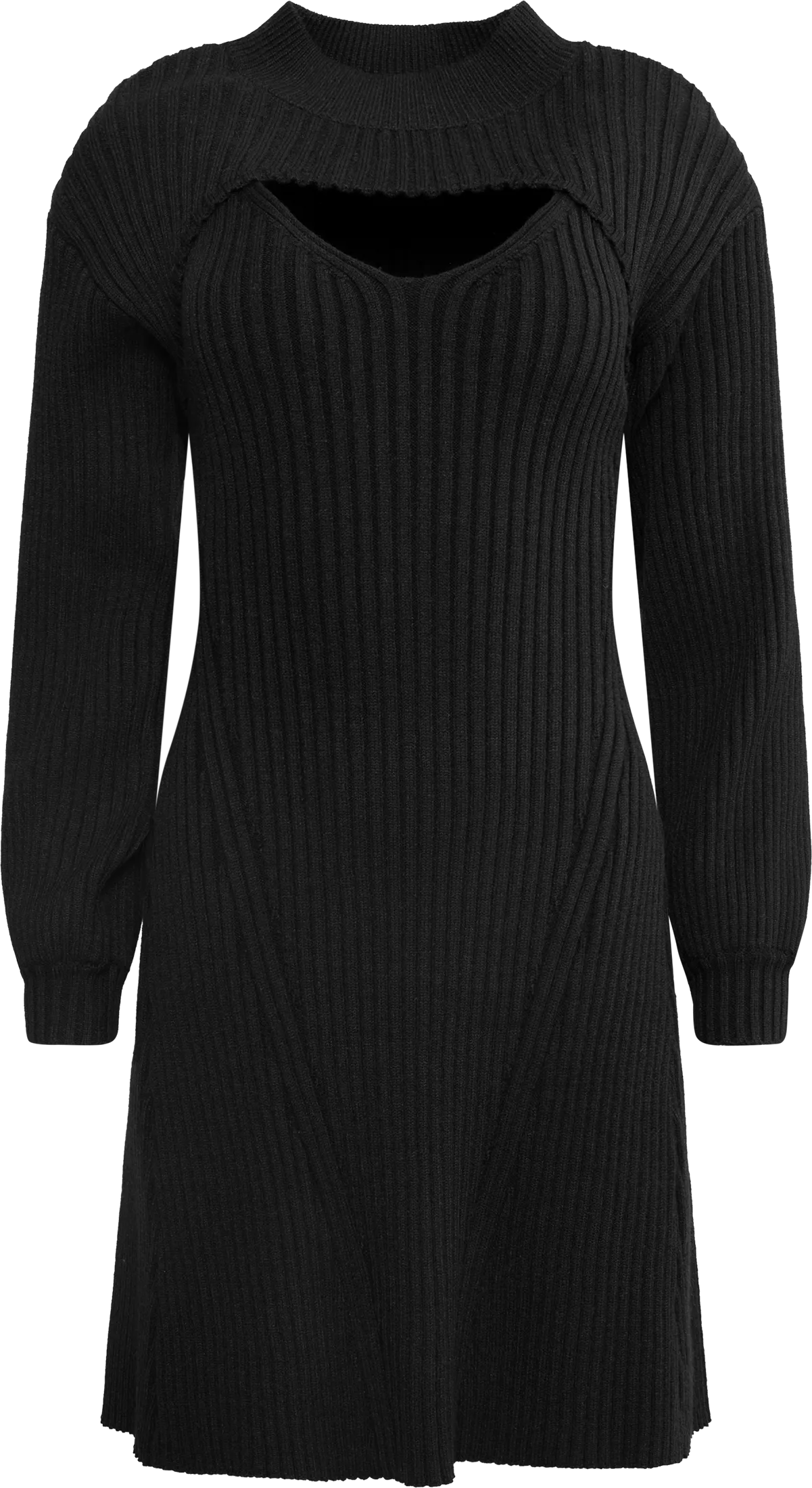 Norfrid Knit Dress - Black