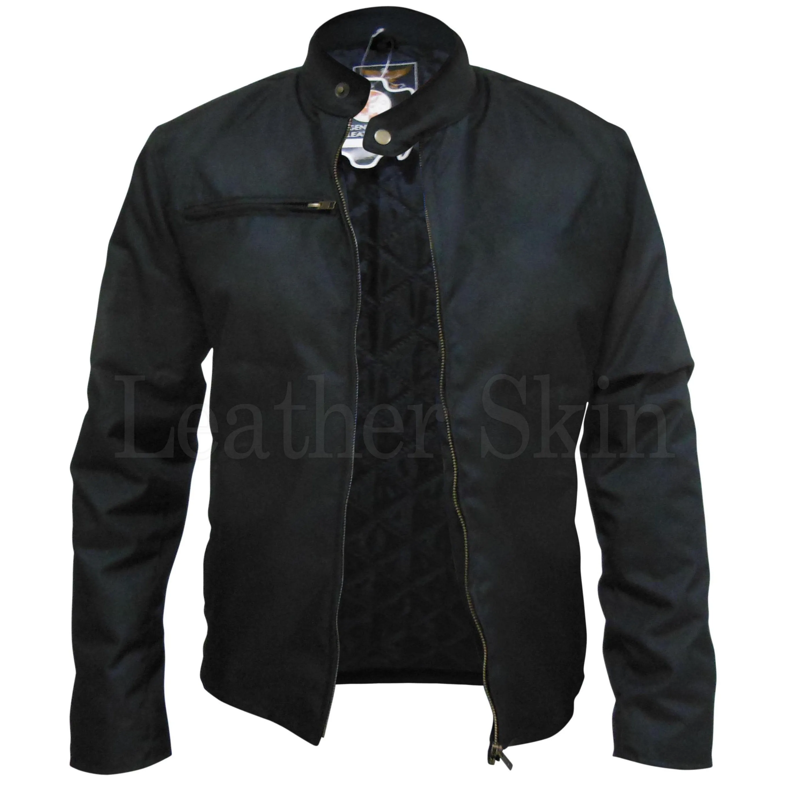 NWT Black Corduroy Jacket w Quilted Lining & Chest YKK Zipper Pocket HQ Cordura