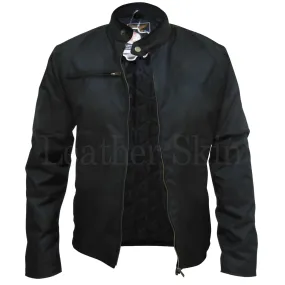 NWT Black Corduroy Jacket w Quilted Lining & Chest YKK Zipper Pocket HQ Cordura