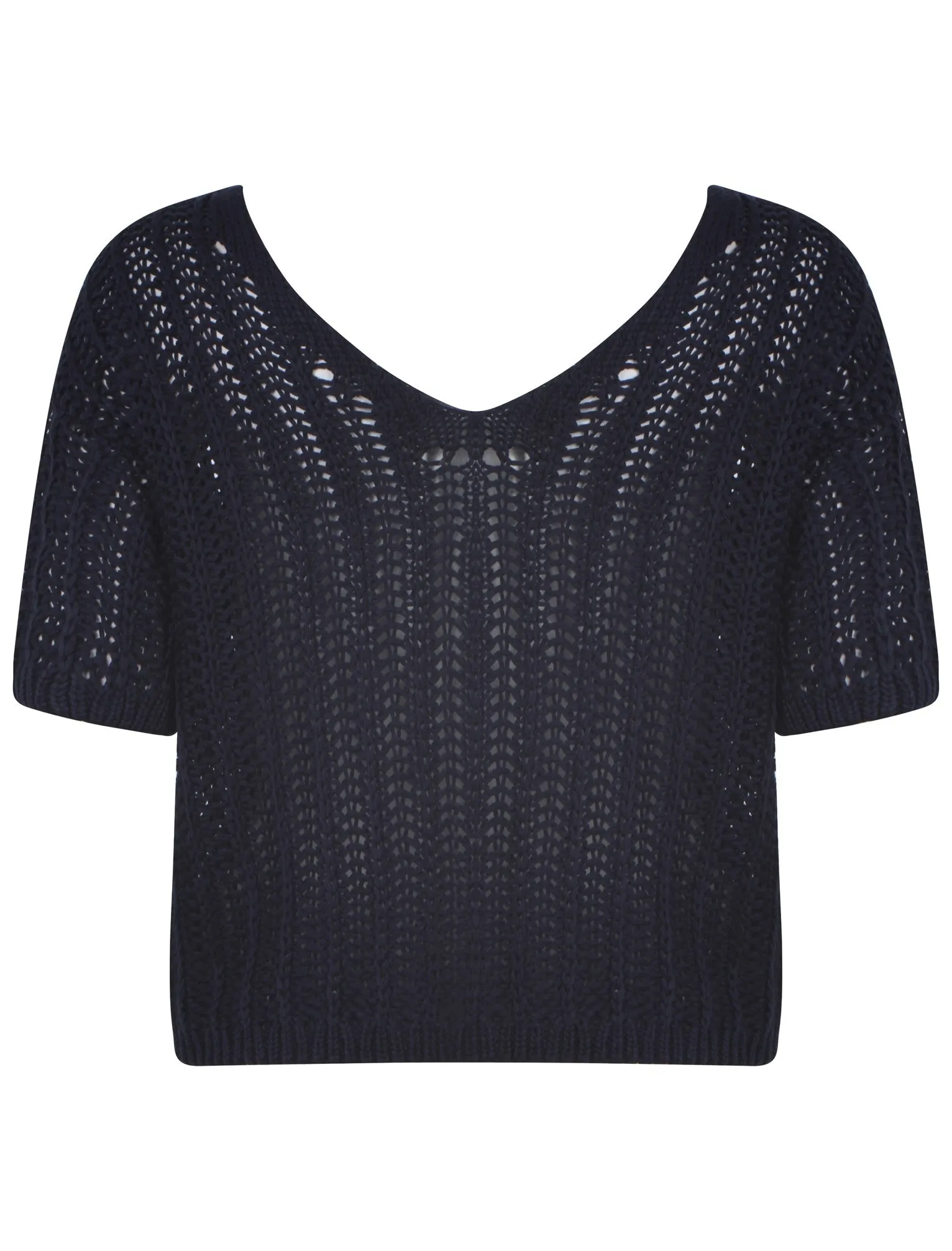 Plum Tree Zephyranth navy jumper