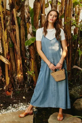 Pocket Overall Dress