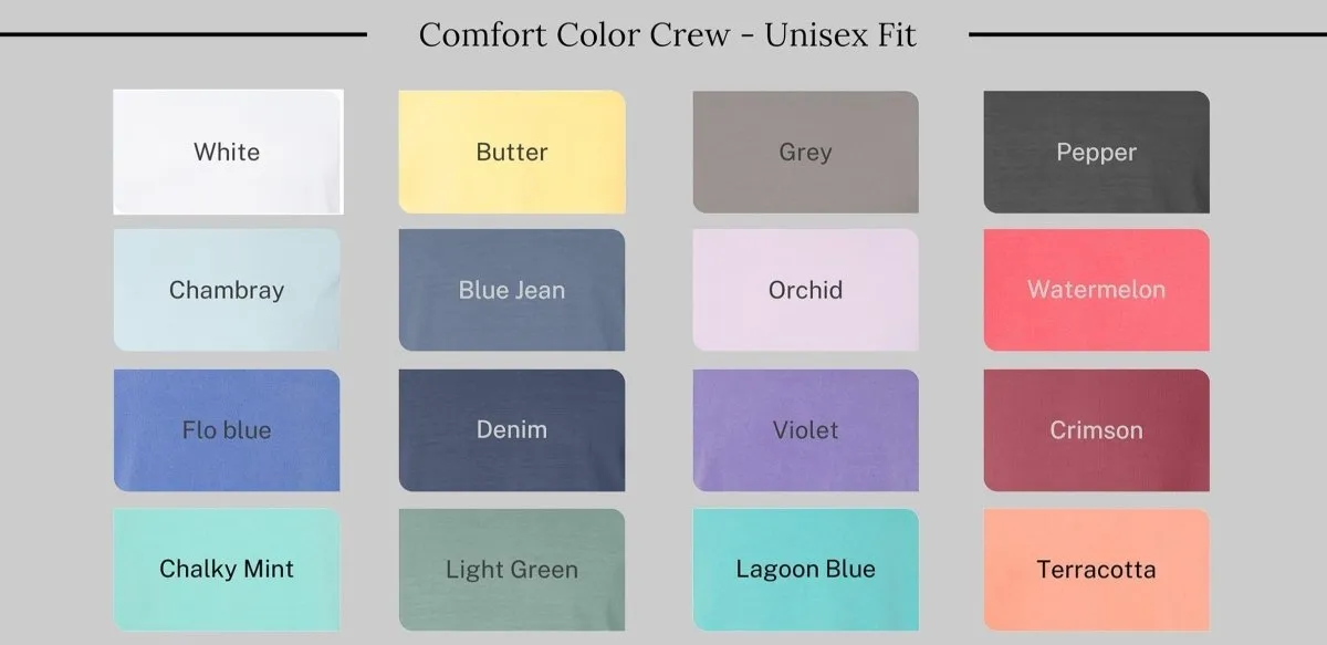 Pool Life Comfort Colors Crew
