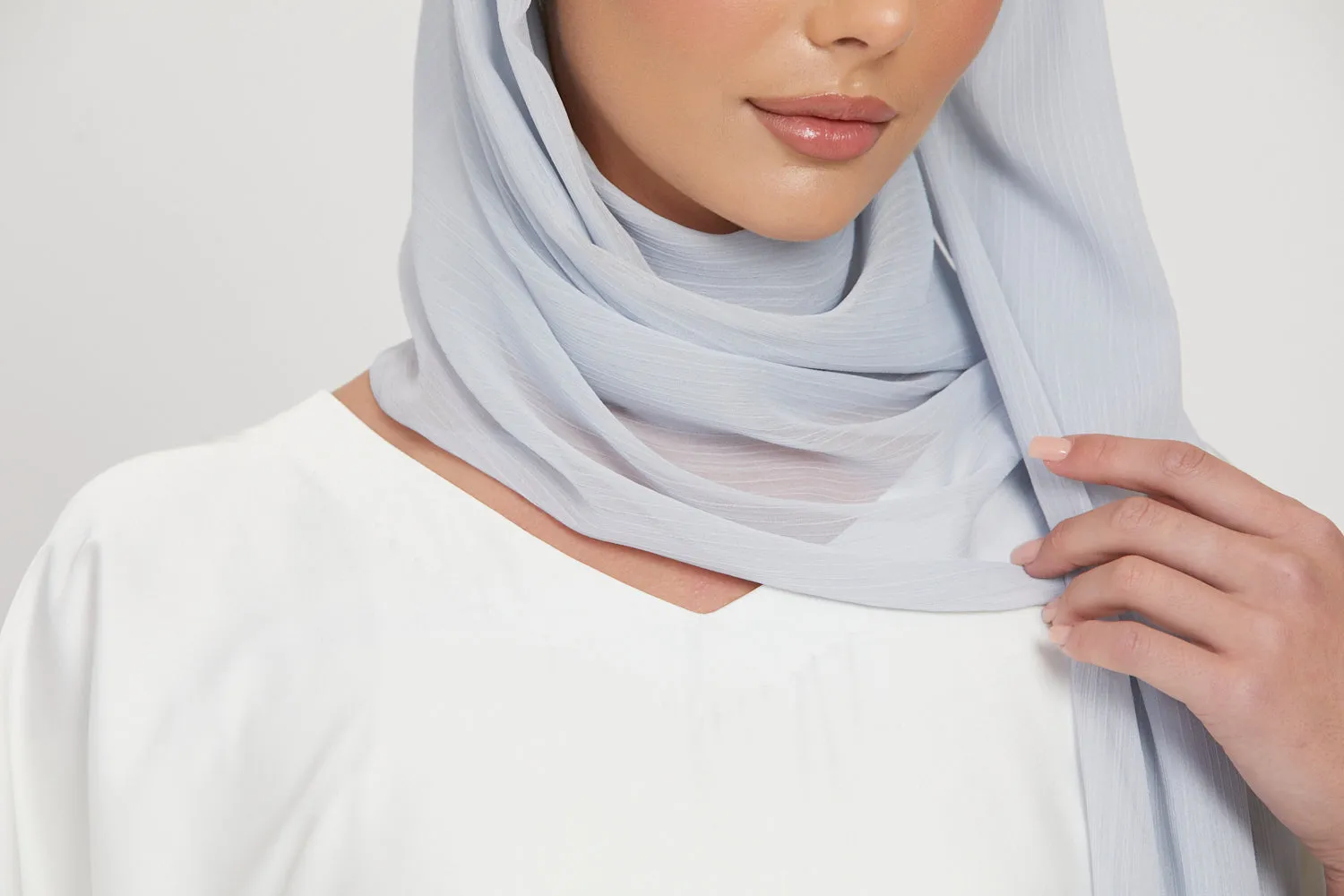 Premium White Satin Inner Slip Dress WITH LINING  - LONG SLEEVE