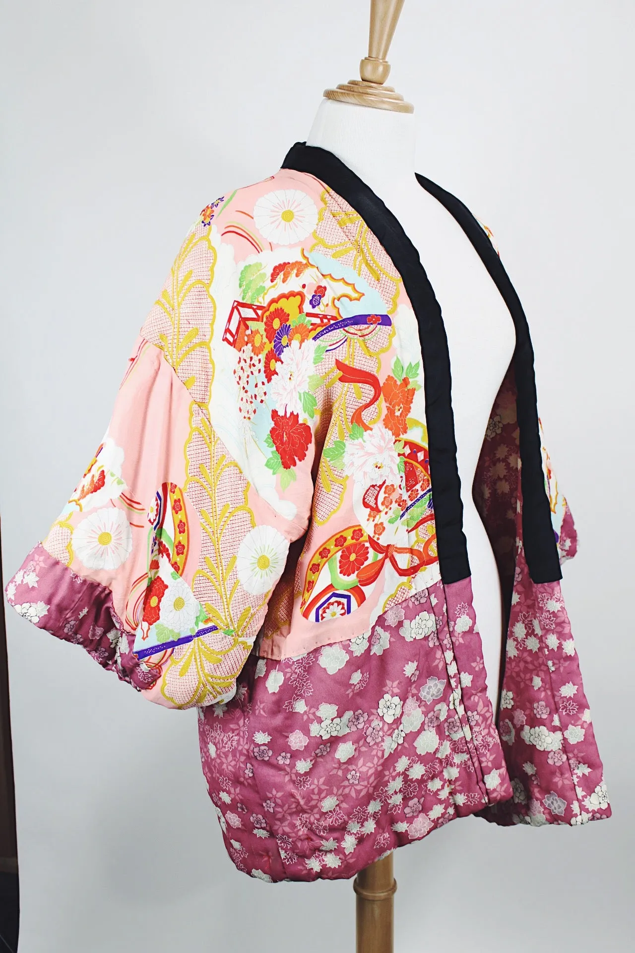 Puffy Printed Kimono