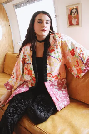 Puffy Printed Kimono