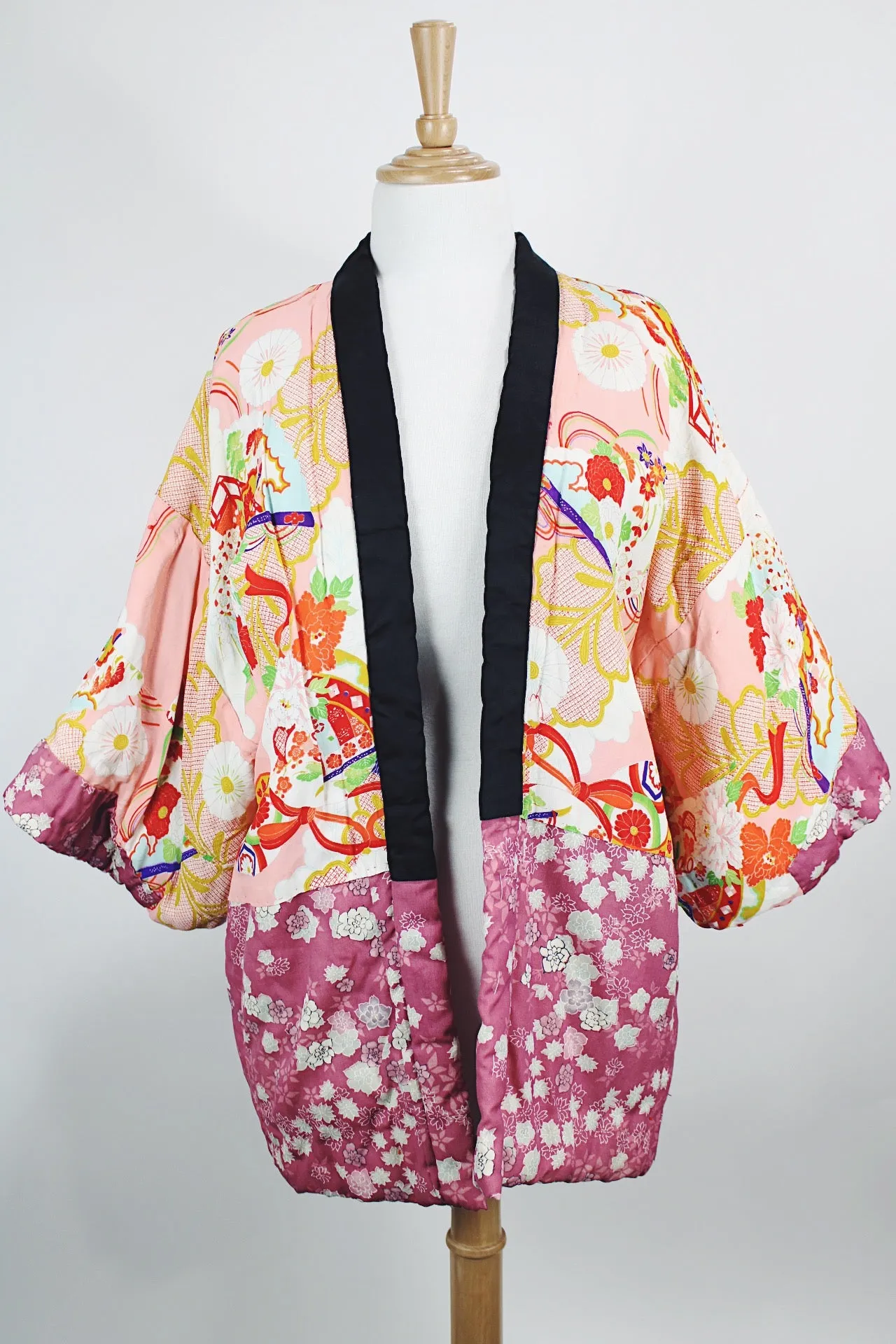Puffy Printed Kimono