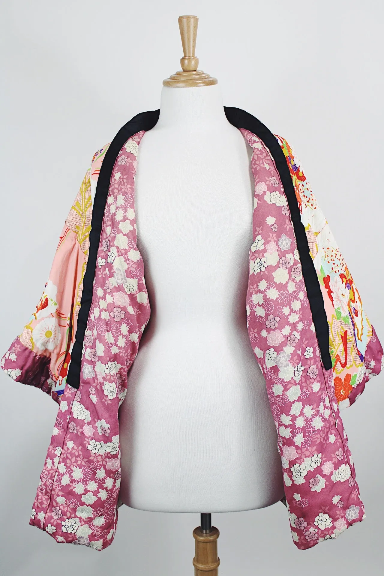 Puffy Printed Kimono