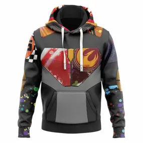 Sabine Wren Cosplay Hoodie 3D Printed Hooded Sweatshirt Men Women Casual Streetwear Pullover