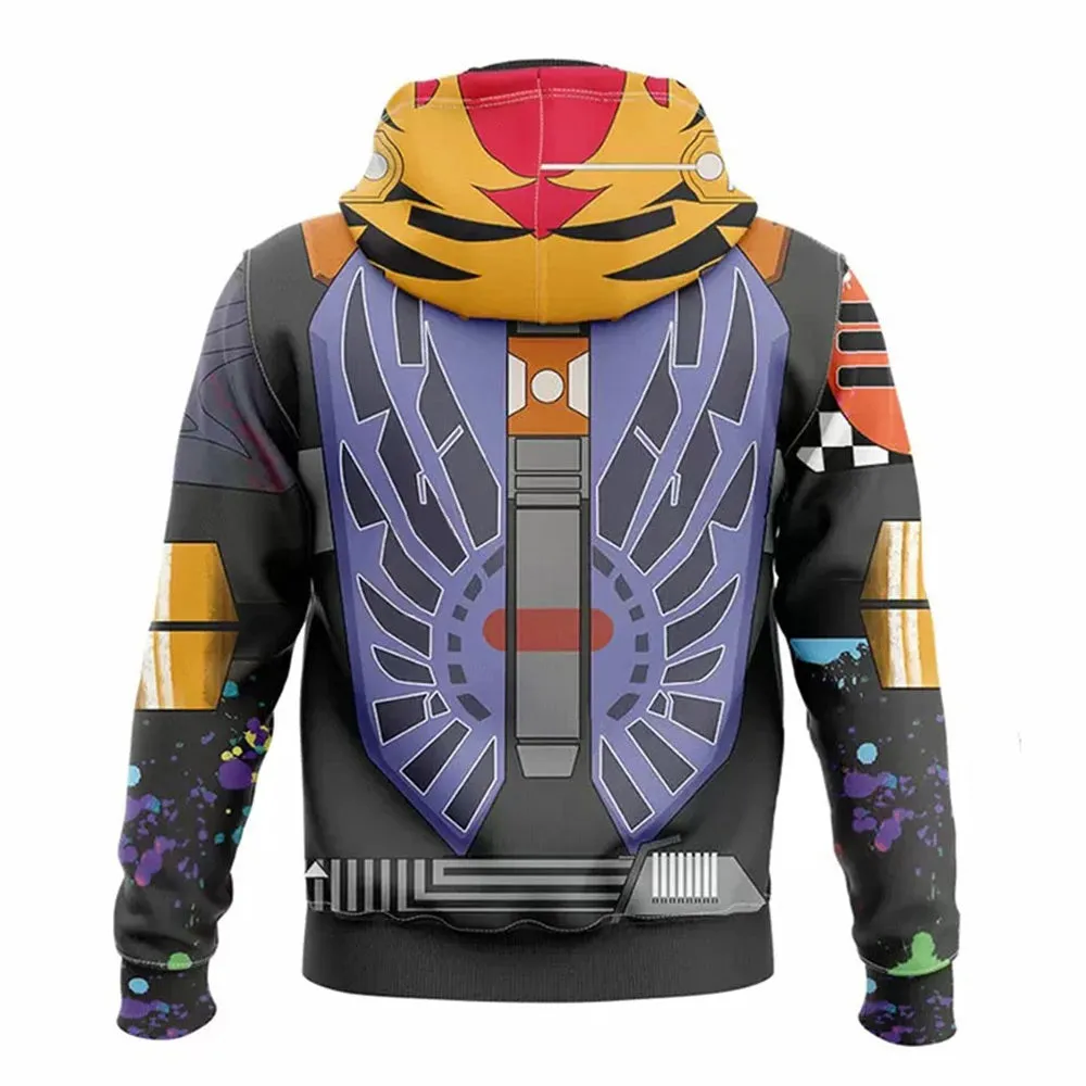 Sabine Wren Cosplay Hoodie 3D Printed Hooded Sweatshirt Men Women Casual Streetwear Pullover