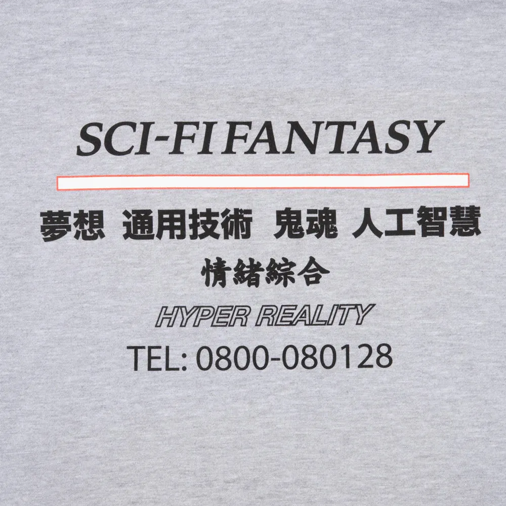 SCI-FI FANTASY INDUSTRIAL HOOD // HEATHER GREY