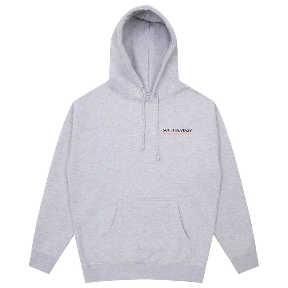 SCI-FI FANTASY INDUSTRIAL HOOD // HEATHER GREY