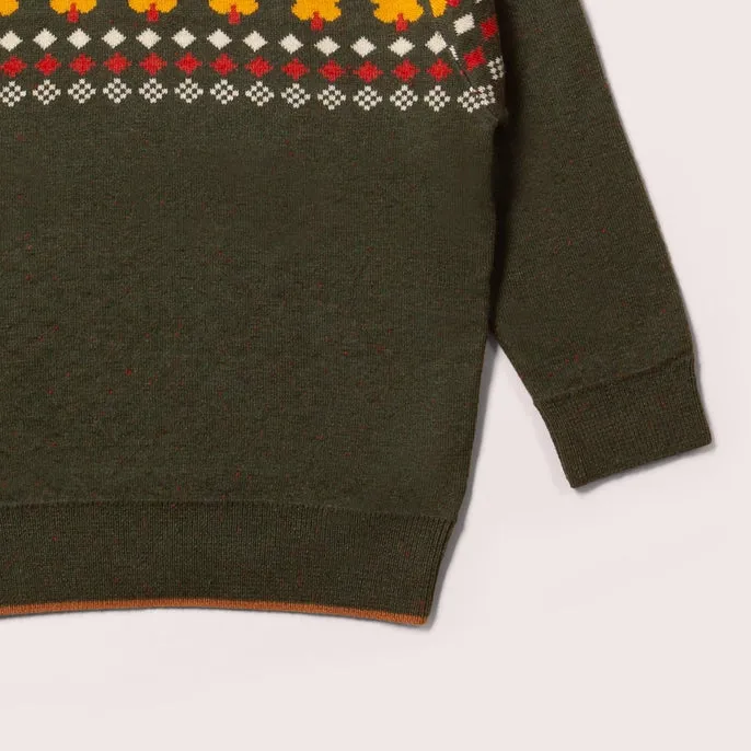 Strickpullover Autumn Leaf Fair Isle