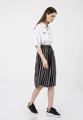 Stripes Cullote Pants