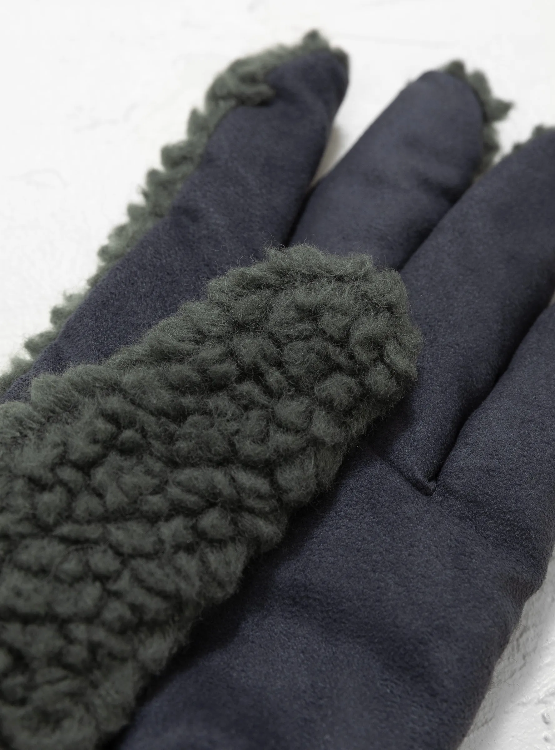 Teddy 5 Finger Glove Khaki