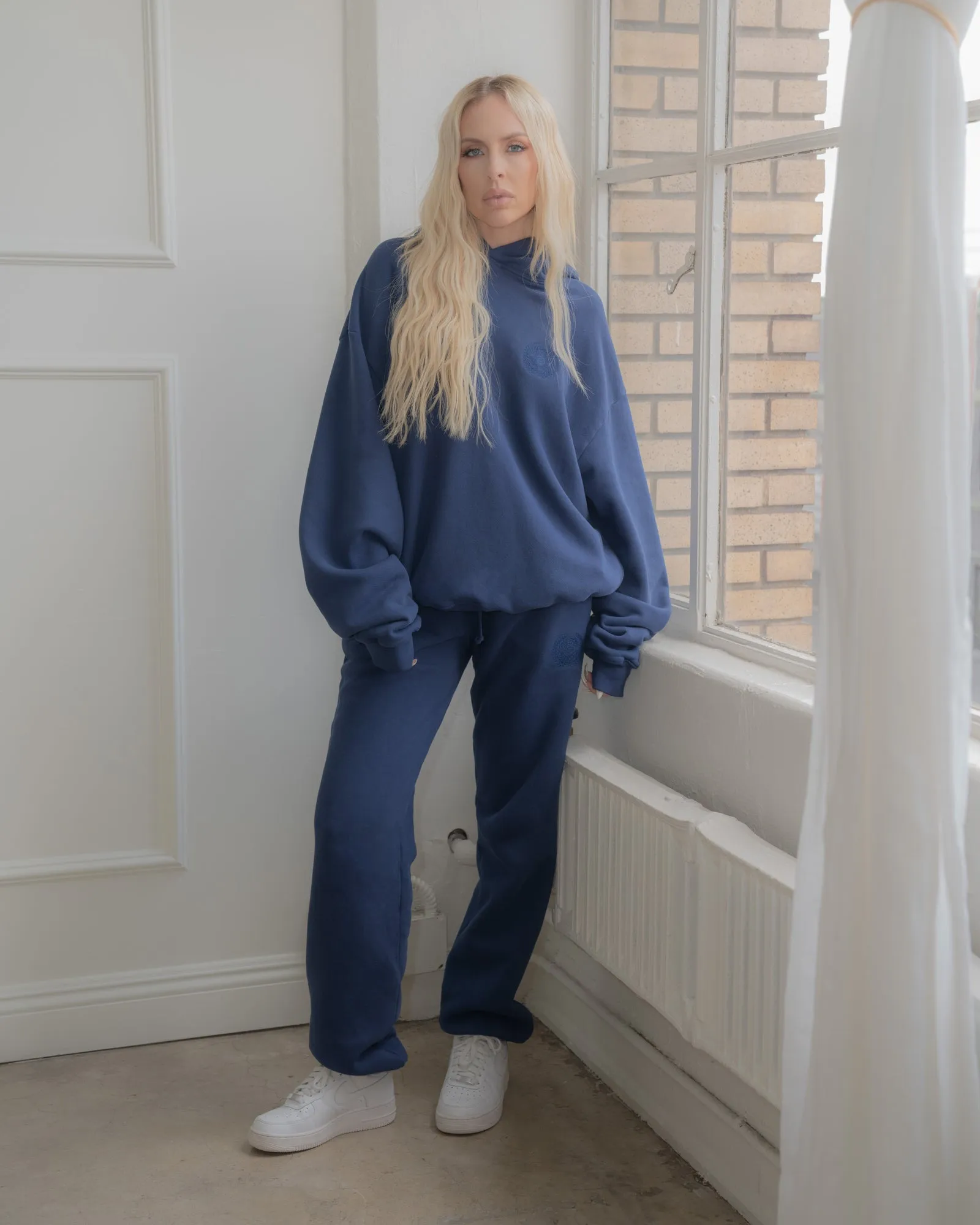 Vitals Hoodie in Navy